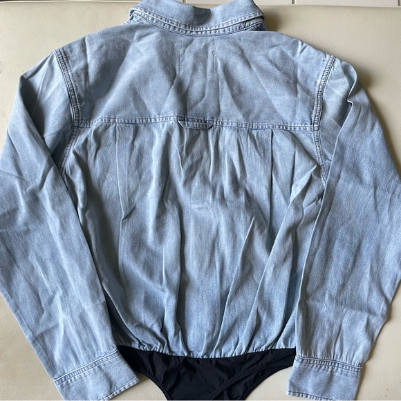 Citizen of Humanity Shay Denim Bodysuit in Emblaze Large - Picture 4 of 11
